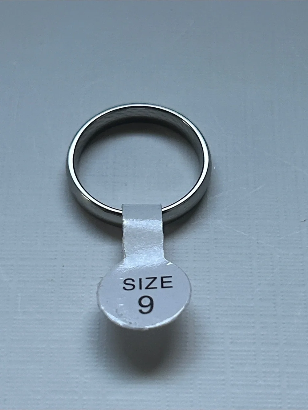 New Stainless Steel Men’s Ring  - Size 9